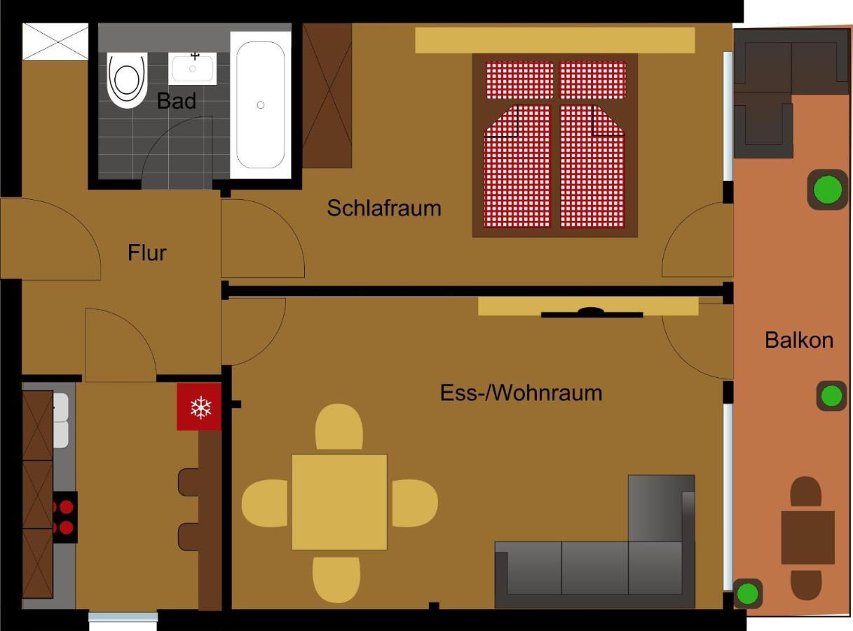 Hoch3 Ferienwohnung ايمنستادت ام الغو المظهر الخارجي الصورة